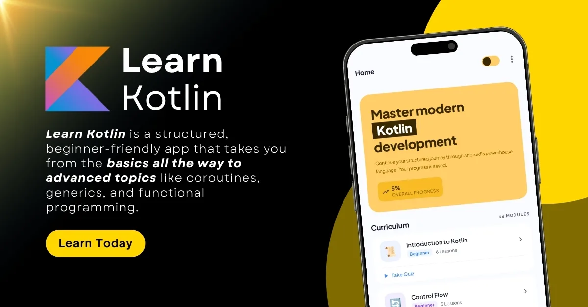 Screenshot of Learn Kotlin