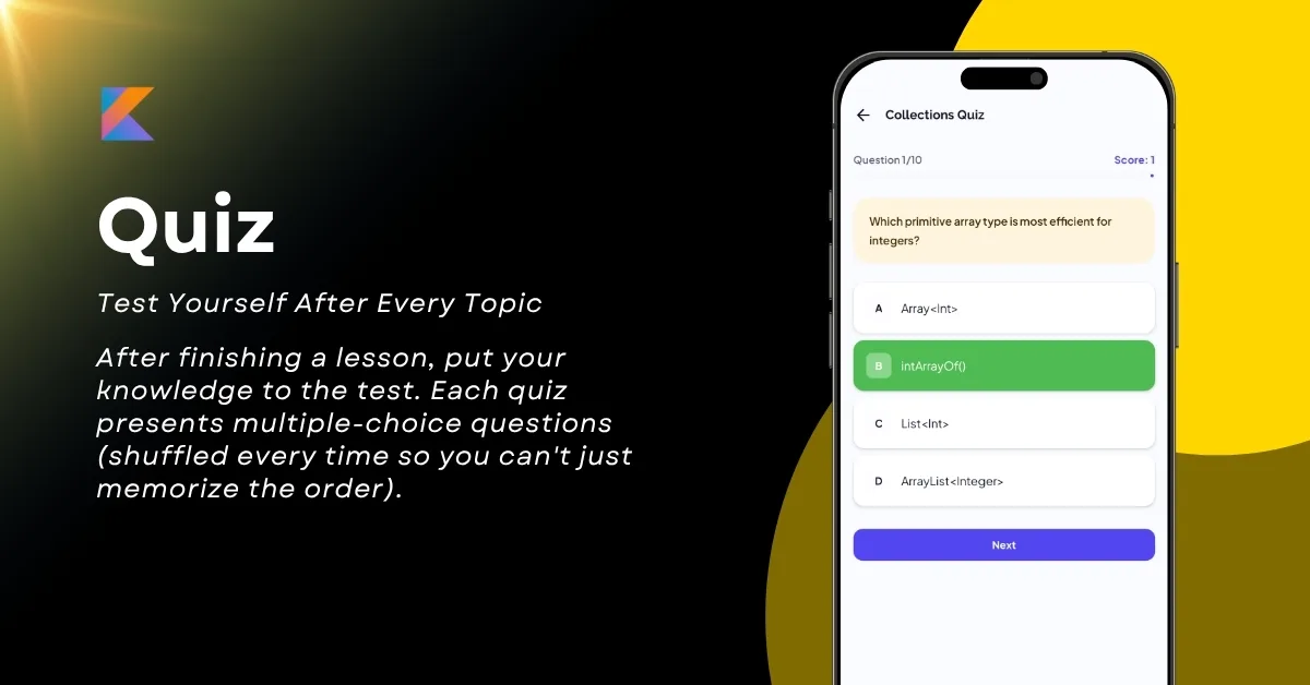 Screenshot of Learn Kotlin