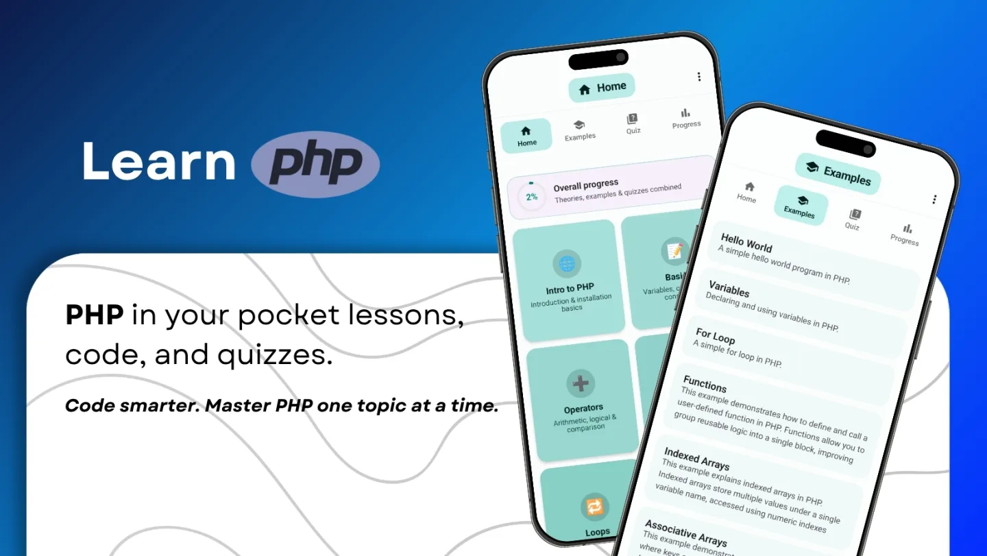 Screenshot of Learn PHP