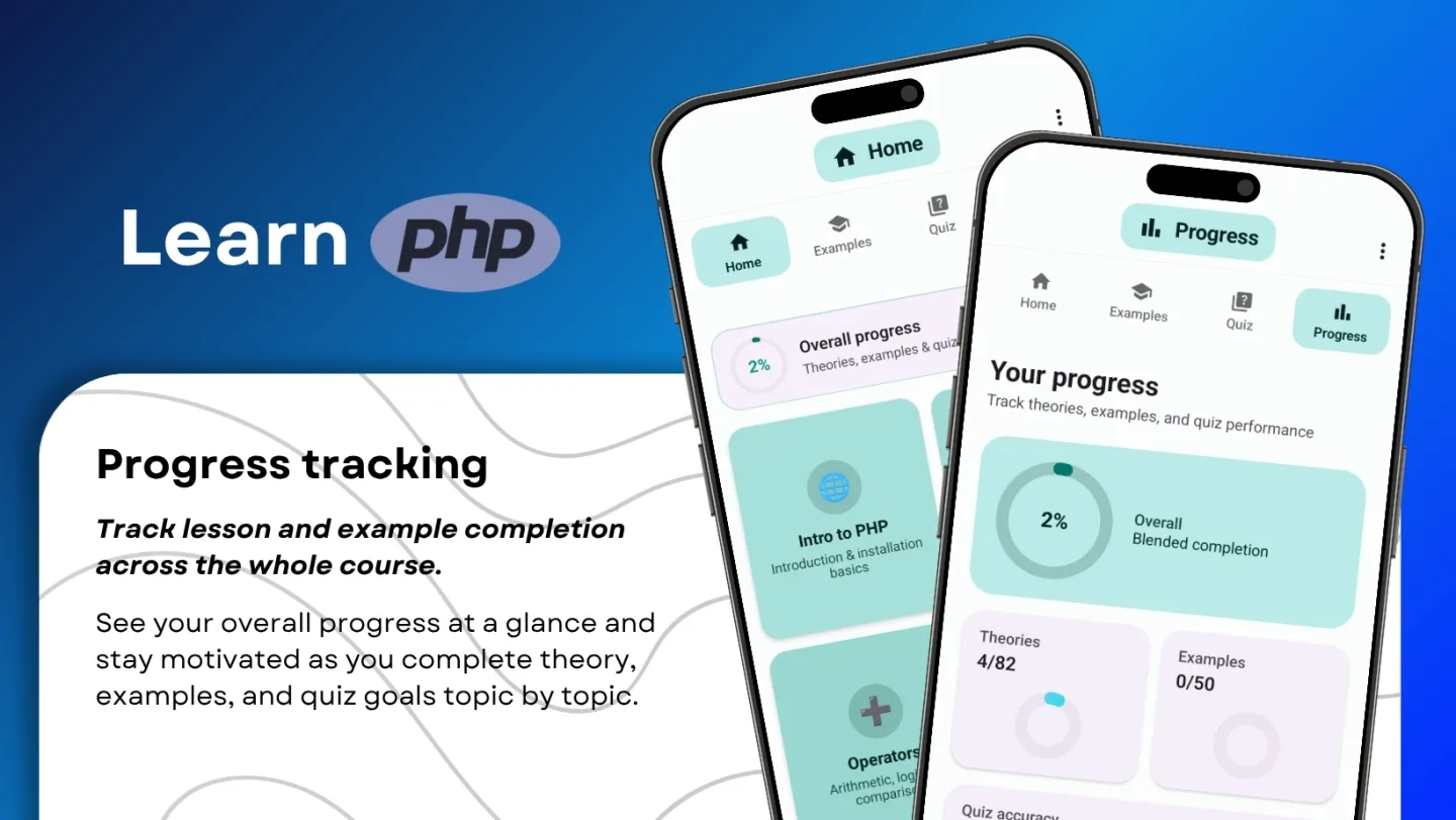 Screenshot of Learn PHP