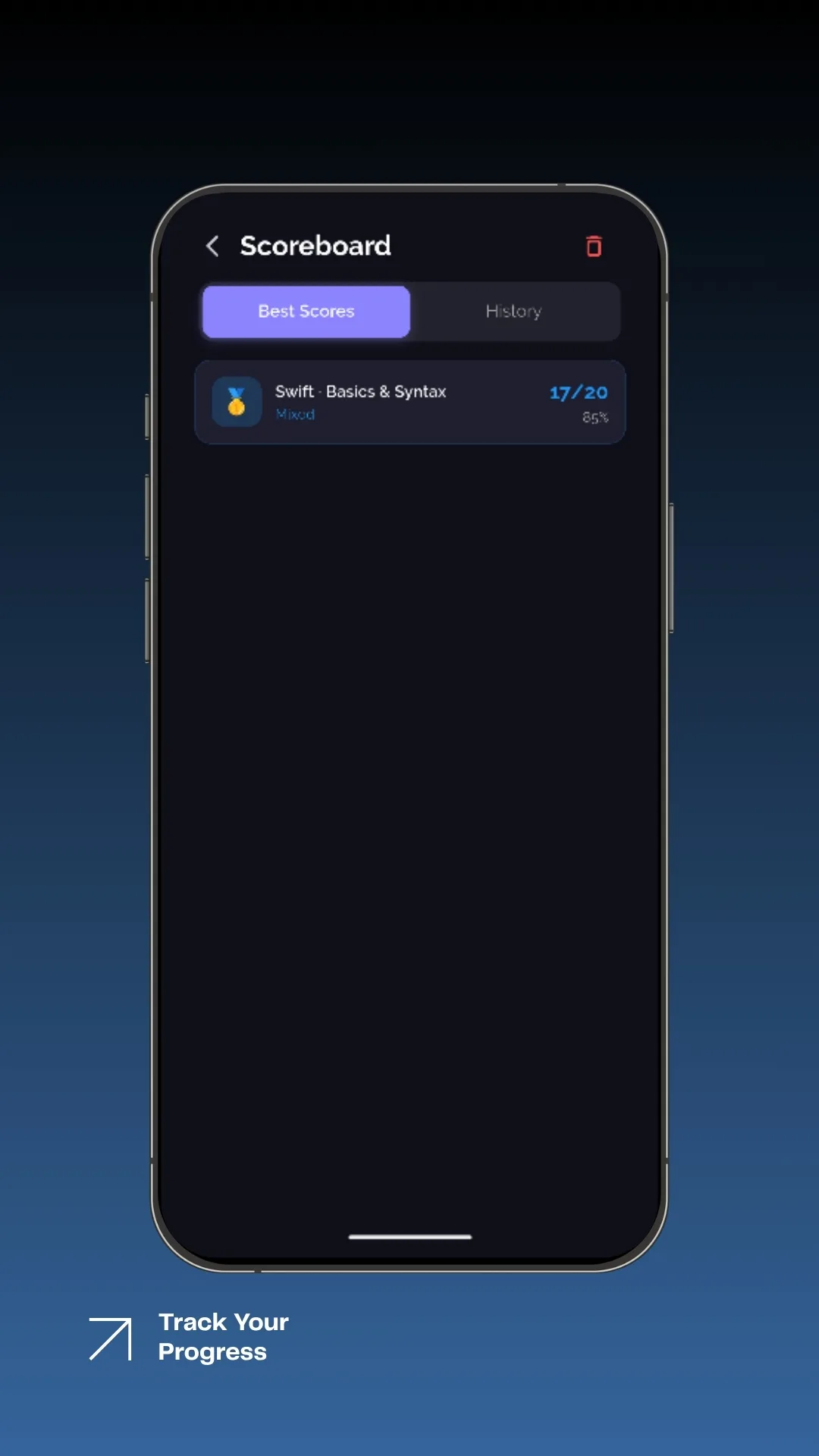 Screenshot of Pro Quiz