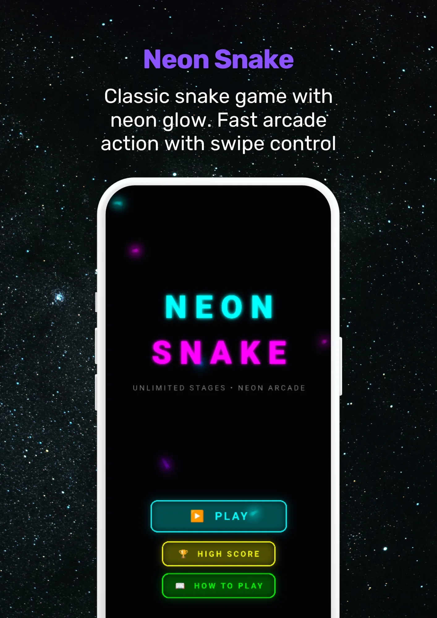 Screenshot of Neon-Snake
