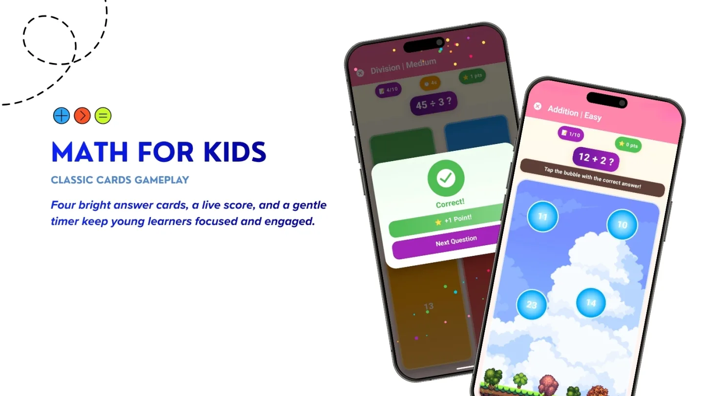 Screenshot of Kids Maths