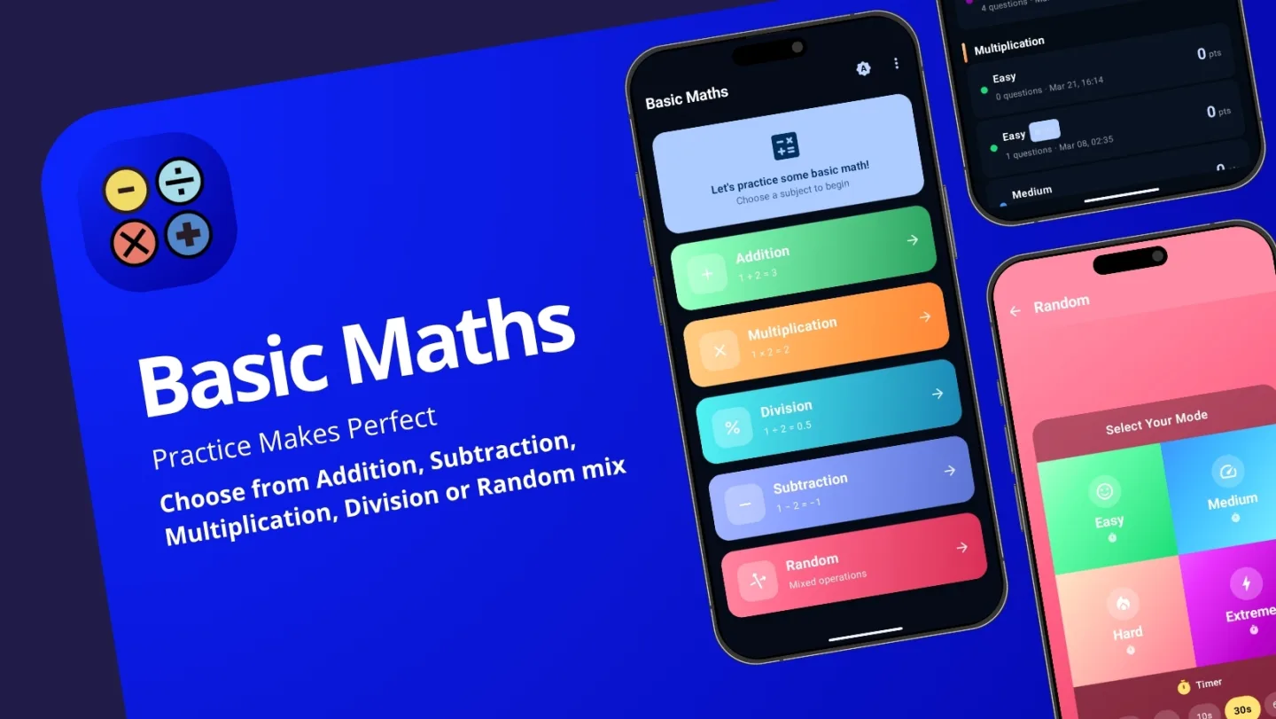 Screenshot of Basic Maths