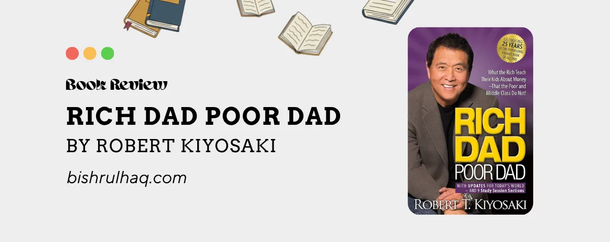Cover image for Rich Dad Poor Dad by Robert Kiyosaki