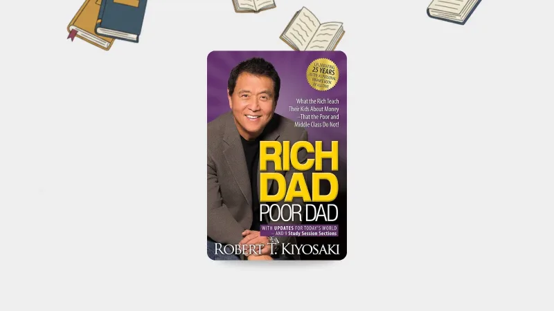 Cover image for Rich Dad Poor Dad by Robert Kiyosaki