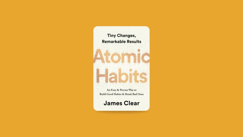 Cover image for Atomic Habits by James Clear