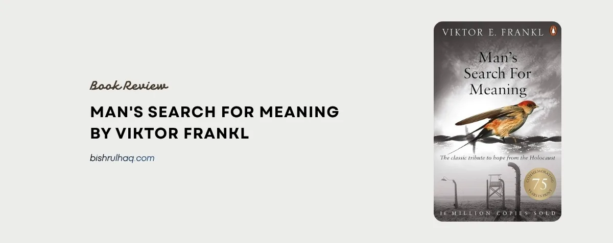 Cover image for Man's Search for Meaning by Viktor Frankl