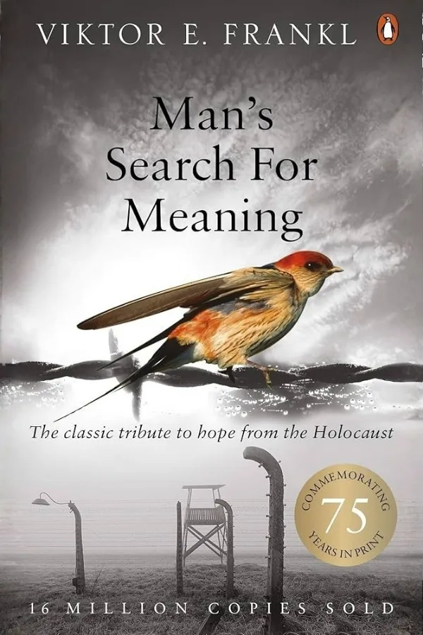 Book cover of Man's Search for Meaning by Viktor Frankl