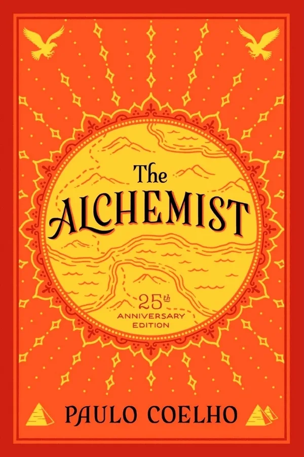 Book cover for The Alchemist by Paulo Coelho