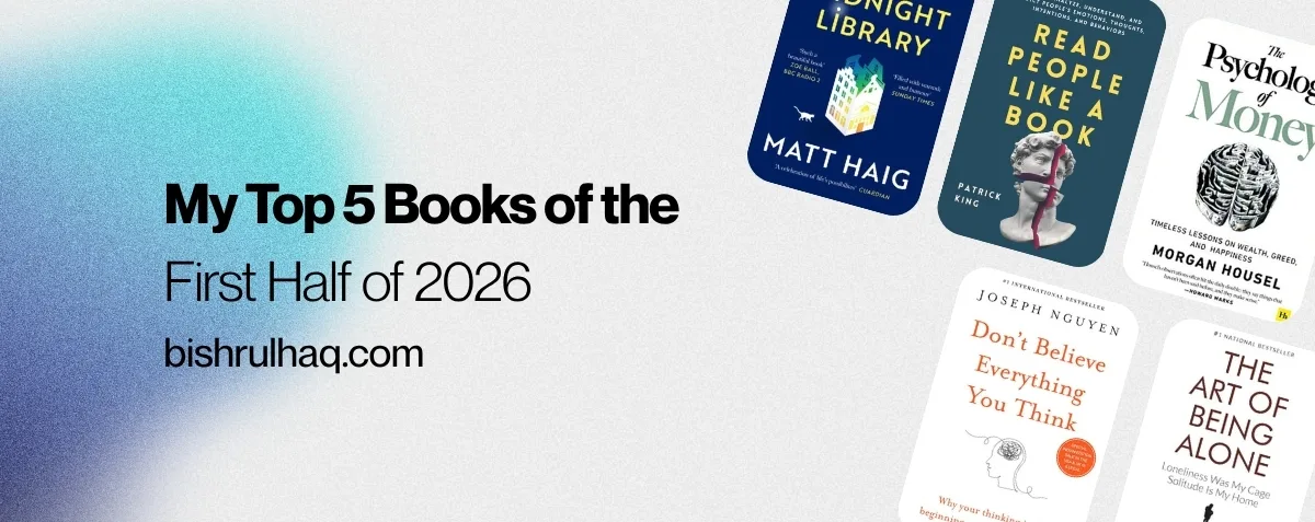 Cover image for My Top 5 Books of the First Half of 2026